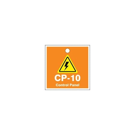 Accuform Danger, Self-Laminating RP-Plastic, 3-1/4 in Width, 0.55 in Height, , 5 PK TDK210XVM